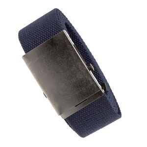 Duke Mens D555 Edward Webbing Waist Belt / Navy